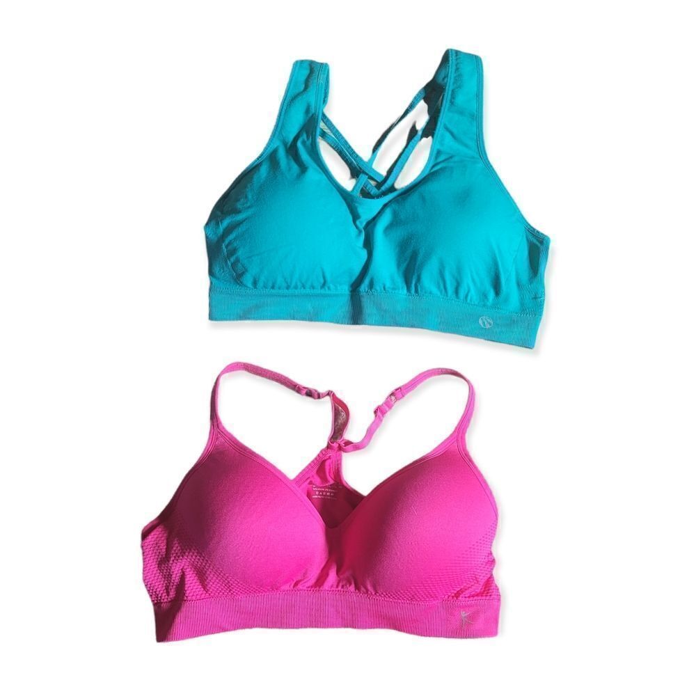 2 padded sport bras